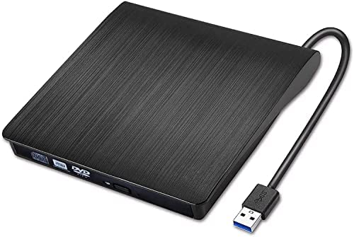 iAmotus Lecteur DVD Externe, Graveur CD DVD Externe USB 3.0 pour PC Ultra Mince Portable CD DVD Drive +/- R ROM RW Enregistreur pour Desktop, Laptop, Windows XP/11/10/8.1/8/7/Vista, Linux, Mac OS Fiche Technique et Prix au Maroc