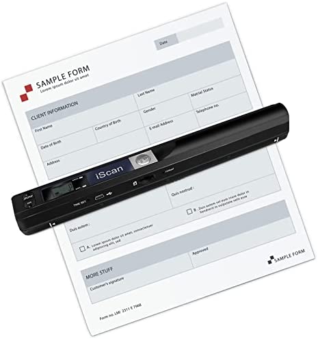 Scanners Portables, Kasachoy 900 DPI A4 Scanner de Documents Portable pour Entreprise, Photo, Photo, Livres de reçus, sélection de Format JPG/PDF, Scanner Photo pour Ordinateur, Ordinateur Portable Fiche Technique et Prix au Maroc