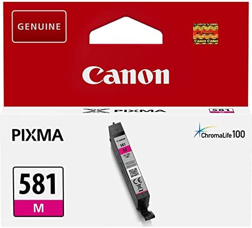 Canon CLI-581 M Cartouche Magenta (Emballage carton) Fiche Technique et Prix au Maroc