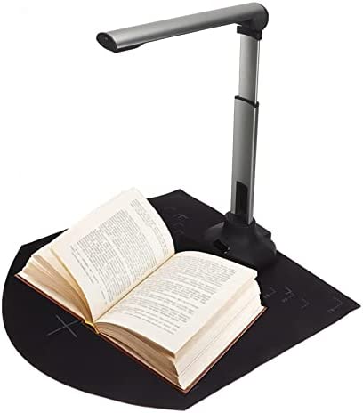 Scanner de Bureau Compact, Numériseur de Documents Professionnel, Scanner de Livres HD 12 Millions de Pixels, Correction Automatique, Reconnaissance de Texte OCR, Lumière de Remplissage Fiche Technique et Prix au Maroc