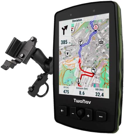 TwoNav - GPS Aventura 2 Motor - Voiture Quad Moto/Joystick/Écran 3,7" / Autonomie 36 h + Batterie Amovible/Mémoire 32 Go + Fente MicroSD/Carte SIM/Carte topographique + routière incluses Fiche Technique et Prix au Maroc