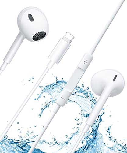 ZSZ Écouteurs pour iPhone, Écouteurs stéréo Casque Isolant de Bruit,avec Micro Support Contrôle du Volume d'Appel,Compatible avec iPhone 12/12 Pro/11/11 Pro13/13 Pro/8/8puls/7/7puls/XS/XS Max/X/XR Fiche Technique et Prix au Maroc