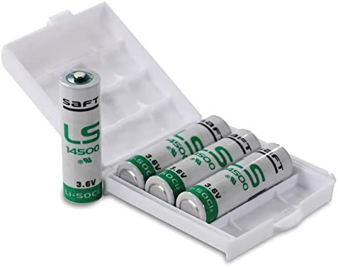 Saft LS14500 Lot de 4 piles AA/Mignon Li-SOCl2 haute performance 3,6 V dans une boîte à piles de WEISS - more power + Fiche Technique et Prix au Maroc