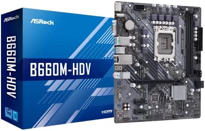 ASRock 1700 B660M-HDV DDR4 Carte mère Noir Fiche Technique et Prix au Maroc