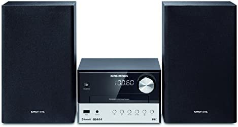 Grundig CMS 1050 DAB+ BT Compact Micro System (lecture Bluetooth, CD-MP3, port USB) noir/argent Fiche Technique et Prix au Maroc