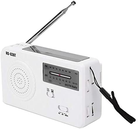ASHATA Radios météo Radio d'urgence d'urgence Auto-alimentée, manivelle Solaire Portable AM FM Radio d'urgence avec Lampe de Poche LED, Chargeur de téléphone Intelligent Power Bank Fiche Technique et Prix au Maroc