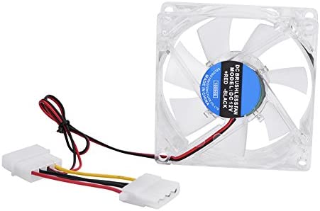 Ventilateur de Cas de PC de 80mm, Refroidisseur d'ordinateur de Ventilateur de Refroidissement de Cas de PC muet de la lumière 4Pin de LED(Bleu) Fiche Technique et Prix au Maroc