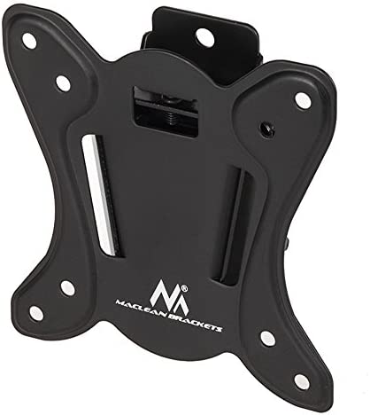 Maclean MC-715 poignée TV Support LCD LED Monitor Plasma TV 13" a 27" VESA 75x75 100x100 25kg Design Mince supplémentaire Fiche Technique et Prix au Maroc