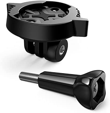 TUSITA Quart de Tour à Friction Flange Adaptateur de Support Compatible avec Garmin Edge GPS de Vélo, Varia UT800 Phare Intelligent - Support de Montage Conçu pour GoPro Fiche Technique et Prix au Maroc
