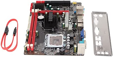 Carte Mère 945, LGA775 PCI-E 16 SATA/IDE Micro ATX Cartes Mères de Jeu DDR2 Emplacements de Mémoire VGA HD COM Interface Multimédia Carte Mère PC Capacité de Mémoire de 4 Go Fiche Technique et Prix au Maroc