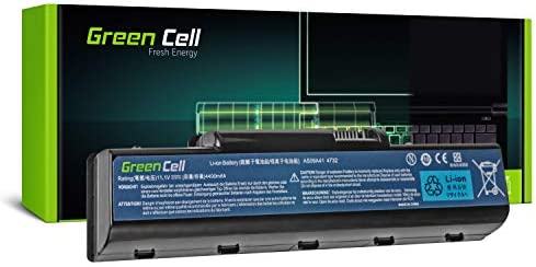 Green Cell® Standard Série Batterie pour eMachines D725 E430 E525 E527 E625 E627 E725 G430 G525 G625 G630 G725 Ordinateur PC Portable (6 Cellules 4400mAh 11.1V Noir) Fiche Technique et Prix au Maroc