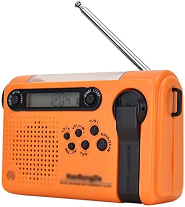 SBQ Radio numérique Portable Mini Radio Radio à manivelle Solaire d'urgence Radios AM/FM/SW Portables avec Lampe de Poche Batterie 2000mAh Fiche Technique et Prix au Maroc