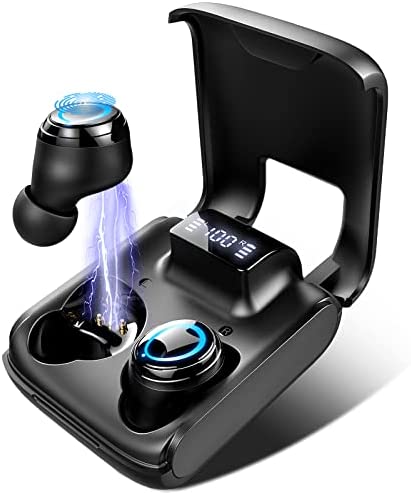 Écouteurs Bluetooth 5.1, Écouteurs sans Fil Stéréo Contrôle Tactile avec HD Mic, IP7 Etanche Oreillette Bluetooth, 35 Heures Durée de Lecture USB C Charge Rapide Ecouteur sans Fils Fiche Technique et Prix au Maroc