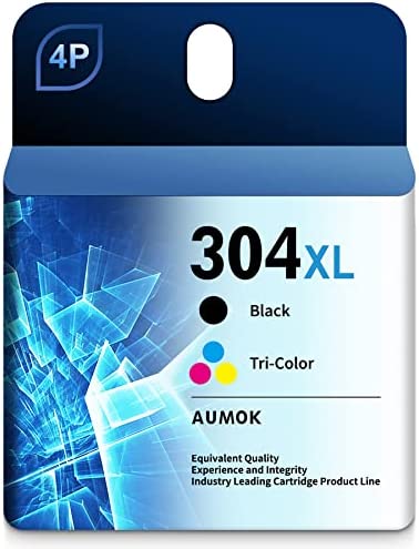 AUMOK 304XL Cartouches d'encre Remanufacturées pour Cartouche HP 304 Noir et Couleur Pack pour 304 HP Envy 5030 5032 5020 5010 5000 DeskJet 3762 3760 3750 3735 2634 2633 2632 2630 2622 2620 2600 Fiche Technique et Prix au Maroc