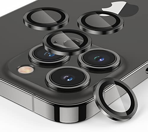 SPARIN 4 Pièces Protection Objectif Caméra Arrière Compatible avec iPhone 13 Pro et iPhone 13 Pro Max Caméra Verre Trempé, Clarté HD, graphite Fiche Technique et Prix au Maroc