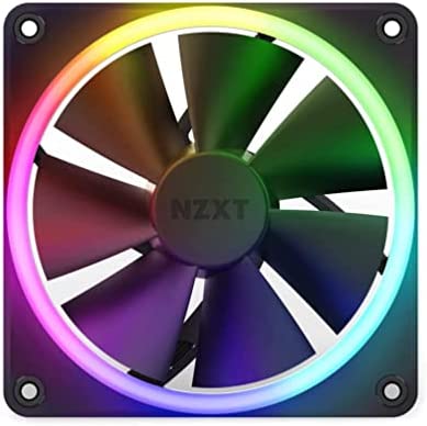 Nzxt F140 Ventilateur RGB - RF-R14SF-B1 - Personnalisation avancée de l'éclairage RGB - Refroidissement Silencieux - Vendu Seul (contrôleur RGB requis et Non Inclus) - Ventilateur 140 mm - Noir Fiche Technique et Prix au Maroc