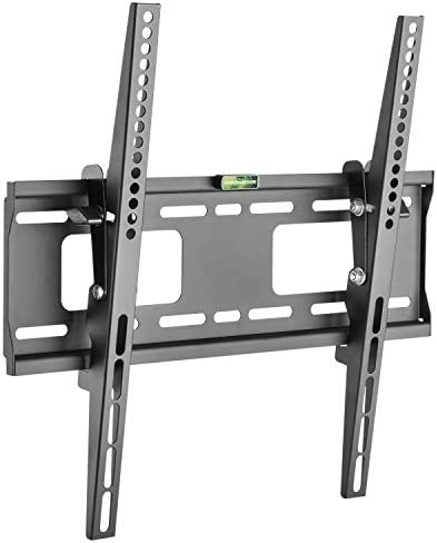 RICOO N2344 Support Mural TV Plat Inclinable Fixation TV Universel 32-55 Pouces (81-140 cm) Télé OLED LCD LED écran incurvé VESA 400x400 Noir Fiche Technique et Prix au Maroc