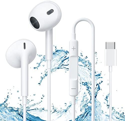 Écouteurs USB C HiFi Stéréo Écouteurs USB Type C avec Micro et Contrôle du Volume Compatible avec Huawei P40 P30 P20 Mate 20,Samsung S21 S20,iPad Pro 2018,OnePlus 6T 8T Google Pixel Fiche Technique et Prix au Maroc