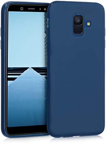 kwmobile Coque Compatible avec Samsung Galaxy A6 (2018) - Housse de téléphone Protection Souple en Silicone - Bleu Marine Fiche Technique et Prix au Maroc