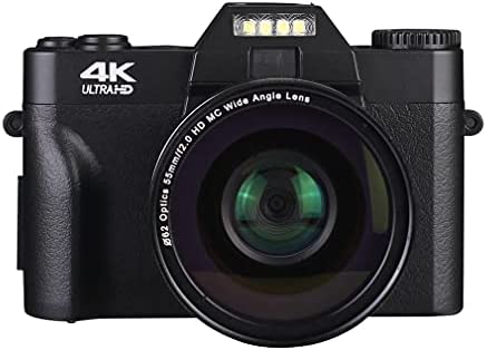 CandyT Appareil Photo numérique 4K Haute définition 16X Micro Single Retro avec Prise de Vue en accéléré WiFi Appareil Photo numérique Professionnel Vlog (caméra Noire) Fiche Technique et Prix au Maroc