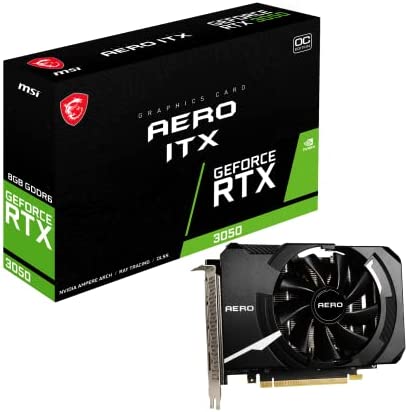 MSI RTX 3050 Aero ITX 8G OC Carte Graphique V809-4041R Noir Fiche Technique et Prix au Maroc