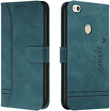 QIWEIQING Compatible avec Coque pour Huawei P8 Lite 2017, Housse en Cuir Huawei Honor 8 Lite, Étui Téléphone Huawei P8 Lite 2017 Magnétique Etui Housse pour Huawei P8 Lite 2017 Green HX Fiche Technique et Prix au Maroc
