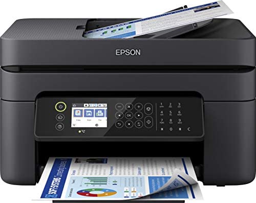 Epson Imprimante WorkForce WF-2850DWF, Multifonction 4-en-1 professionnel : Imprimante recto verso / Scanner / Copieur / Fax, A4, Jet d'encre couleur, Wifi Direct, Chargeur, Cartouches séparées Fiche Technique et Prix au Maroc