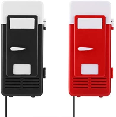 Mini Réfrigérateur USB, Réfrigérateurs de Boissons Réfrigérateur USB de Bureau Refroidisseur/réchauffeur de Canettes de Boissons, Réfrigérateurs Mini pour Ordinateur Portable PC(Rouge) Avis, Fiche Technique et Prix au Maroc
