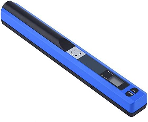 Bewinner Scanner à stylo USB 2.0 - Mini scanner de documents portable A4 - 900 x 900 DPI Pen - Pour Windows XP/Vista/Windows 7/Mac OS 10.4 etc. - Avec A4 Scan JPG/PDF (bleu)Avis,  Fiche Technique et Prix au Maroc
