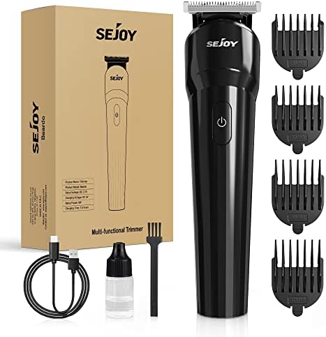 Sejoy Tondeuse à cheveux pour homme, tondeuse à barbe en T, rasoir électrique sans fil, tondeuse bikini pour homme et femme, kit de coupe de cheveux Zero Gap Avis, Fiche Technique et Prix au Maroc
