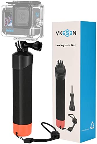 VKESEN Poignée Flottante, bâton Flotteur, poignée de plongée, Accessoire de caméra d'action pour Sports Nautiques, Compatible avec GoPro Hero 11,10, 9, 8,7, 6, 5, DJI et Autres caméras d'action Fiche Technique et Prix au Maroc