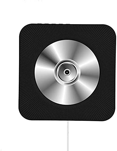 VBESTLIFE Lecteur de CD Bluetooth sans Fil, Lecteur de Musique CD Portable, télécommande, Haut-Parleur stéréo HiFi pour l'école à Domicile(Noir) Fiche Technique et Prix au Maroc