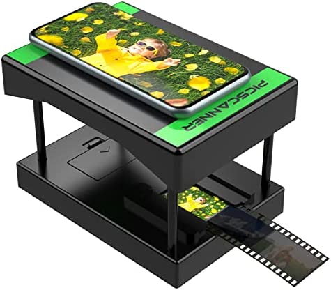 Rybozen Scanner de Négatifs et Diapositives 35mm, Convertit Vos Négatifs (N&B et Couleur) et Diapositives en Photos Numériques, Scanner Pliable Portable avec lumière LED pour éclairer Votre Film Fiche Technique et Prix au Maroc
