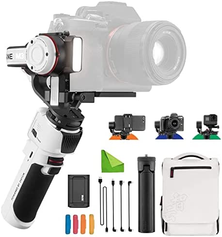 Zhiyun Crane M3 Combo Stabilisateur de cardan portable 3 axes, compatible avec Sony A6600, A6100, RX100, Fujifilm X-T10, X-T3, Canon M50, M5, M6, pour GoPro Hero10/9/8 5/6/7, iPhone 13 12 XS-Pro Max Fiche Technique et Prix au Maroc