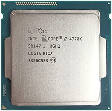 SHUOG Processeur I7 4770K SR147 3,5 GHz Quad-Core CPU de bureau LGA 1150 Fiche Technique et Prix au Maroc
