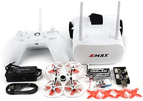 EMAX FPV Drone Tinyhawk II RTF Kit pour Enfants et Adultes Débutants avec E6 Émetteur et Lunettes, Quadricoptère Facile à Voler Fiche Technique et Prix au Maroc