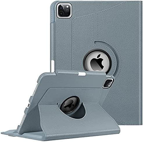 FINTIE Coque pour iPad Pro 11 Pouces 2022/2021 (4ème/3ème Génération) - Housse Rotatif à 360° [Rangement de Pencil], Etui Aussi Compatible avec iPad Pro 11" 2020/2018 (2e/1e Gén), Bleu Nuageux Fiche Technique et Prix au Maroc