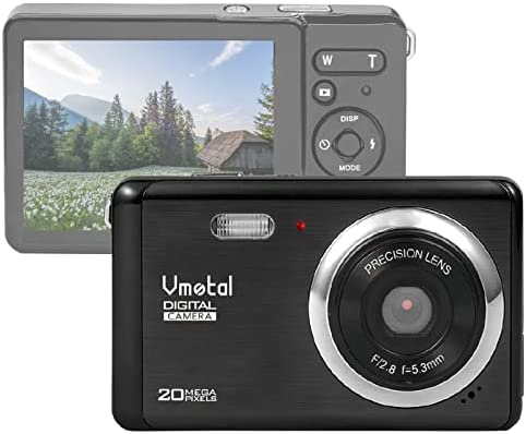 Vmotal GDC80X2 Appareil Photo numérique Compact avec Zoom numérique 8X / 20 MP/Caméra Compact HD/Ecran TFT LCD 2,8" Caméra pour Enfants/débutants/Personnes âgées Cadeau (Noir) Fiche Technique et Prix au Maroc