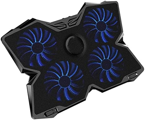 weisha Refroidisseur pc Portable Tapis Refroidissement for Ordinateur Portable, Tapis De Refroidissement Ultra Silencieux avec 4 Ventilateurs Et 2 Ports USB, Vitesse De Ventilateur Réglable Fiche Technique et Prix au Maroc
