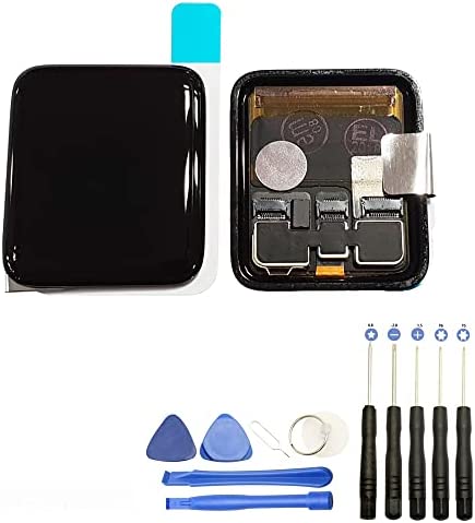 Visiodirect® Ecran Complet: Vitre + LCD Compatible avec Montre Apple Watch Series 3 42mm + Kit Outils Fiche Technique et Prix au Maroc