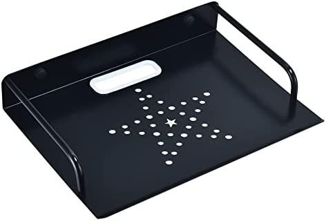 Étagère Murale pour Routeur, Support Mural pour Petit Projecteur, Flottantes Etagères en Métal pour Boîtiers Multimédias/ Lecteurs Blu-Ray/ TV Box/ Haut-Parleurs/ Modem (1 Niveaux, Petite) Fiche Technique et Prix au Maroc