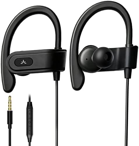 Avantree E171 - Auriculaires Sport avec Micro et télécommande, Ecouteurs filaires de Running à Crochet d'oreille Kompatibel Casque Audio pour la Gym Fiche Technique et Prix au Maroc