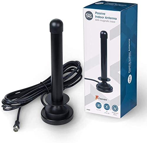 SLx Compact d'intérieur d'antenne TV pour Le numérique Freeview HD | Pole antenne TV HDTV Idéal pour Digital Freeview HD Fiche Technique et Prix au Maroc