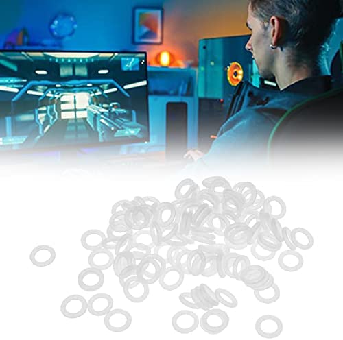 QEEROYO Joint Torique, O-Ring Sound Dampeners, 100 Pièces O-Rings, Bouchon O Ring, Joint O-Ring, Anneaux en Caoutchouc Torique, Noise Dampener, Claviers Amortisseurs-BlancAvis,  Fiche Technique et Prix au Maroc