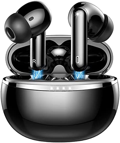 Ecouteurs Bluetooth sans Fil Stéréo Casque Bluetooth 5.3, Oreillette Bluetooth 4 ENC HD Microphones Intégrés, 30 Heures Durée de Lecture, Étanche IP7 Contrôle Tactile, pour iOS et Android Telephone Fiche Technique et Prix au Maroc