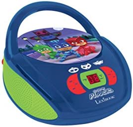 Lexibook Pyjamasques Radio lecteur CD, Entrée line-in, Pile ou Secteur, Bleu/Noir, RCD108PJM_10 Fiche Technique et Prix au Maroc