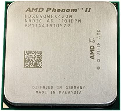 Hegem Processeur AMD Phenom II X4 840 3,2 GHz Quad-Core CPU HDX840WFK42GM Socket AM3 Pas DE Ventilateur Fiche Technique et Prix au Maroc