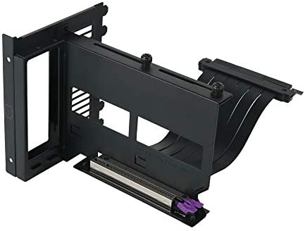 Cooler Master Kit Support GPU Vertical Universel V2 - Pour Châssis ATX & PCI-E 3.0, Support Modulaire pour Cartes Vidéo, Cable Riser V2 165mm Inclus, Support Acier SGCC Épais & Robuste, Noir Fiche Technique et Prix au Maroc