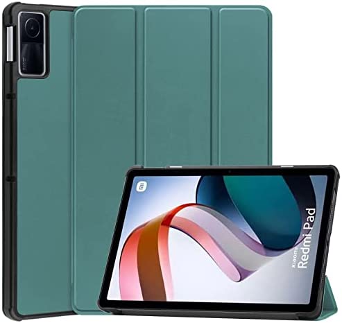 GOZOPO Coque pour Xiaomi Redmi Pad 10,61 Pouces, Légère avec Fonction réveil/Veille Automatique Housse Étui pour Tablette Xiaomi Redmi Pad 10.61" 2022 (Vert Foncé) Fiche Technique et Prix au Maroc