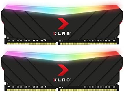 PNY Kit de Modules Mémoire RAM pour Ordinateur de Bureau 32GB (2x16GB) XLR8 Gaming Epic-X RGB DDR4 3600MHz – (MD32GK2D4360018XRGB) Noir Fiche Technique et Prix au Maroc